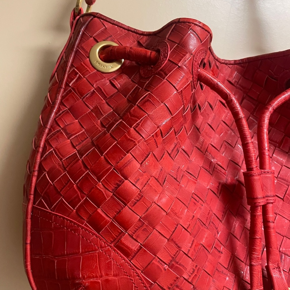 COPY - NWOT Brahmin Red Dragon Braided Handbag - Picture 10 of 10